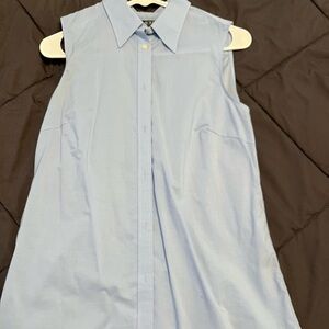 Ralph Lauren Sky Blue Non-Iron Blouse
